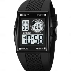 SKMEI 1967 Digital Watch for Men Sport Waterproof Countdown LED Light Electronic Mens Wristwatches Chrono Countdown Reloj Hombre