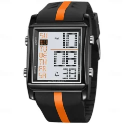 SKMEI 2207 Electronic Men's Student Alarm Clock Night Light Waterproof Electronic Outdoor Sports Watch