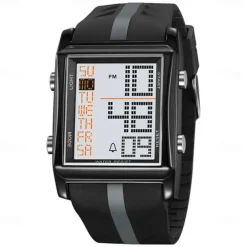 SKMEI 2207 Electronic Men's Student Alarm Clock Night Light Waterproof Electronic Outdoor Sports Watch