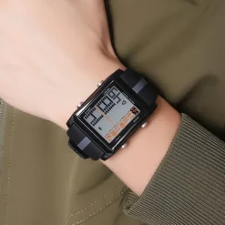 SKMEI 2207 Electronic Men's Student Alarm Clock Night Light Waterproof Electronic Outdoor Sports Watch