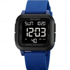 SKMEI 1894 Military Waterproof Digital Watch for Men, Outdoor Shockproof Sport Wristwatch, Fashion Electronic Style