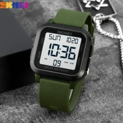 SKMEI 1894 Military Waterproof Digital Watch for Men, Outdoor Shockproof Sport Wristwatch, Fashion Electronic Style