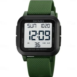 SKMEI 1894 Military Waterproof Digital Watch for Men, Outdoor Shockproof Sport Wristwatch, Fashion Electronic Style