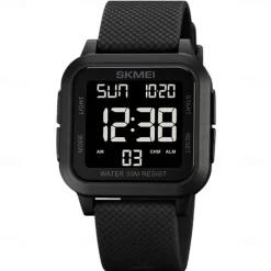SKMEI 1894 Military Waterproof Digital Watch for Men, Outdoor Shockproof Sport Wristwatch, Fashion Electronic Style