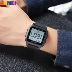 SKMEI 1894 Military Waterproof Digital Watch for Men, Outdoor Shockproof Sport Wristwatch, Fashion Electronic Style