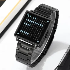 SKMEI Men Digital Watch Fashion Casual Wristwatch Calendar Waterproof Decoration Steel Leather Watch