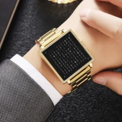 SKMEI Men Digital Watch Fashion Casual Wristwatch Calendar Waterproof Decoration Steel Leather Watch