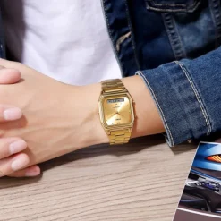 SKMEI Men Digital Watch Fashion Casual Wristwatch Stopwatch Calendar Date Week Waterproof Steel Watch