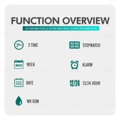 SKMEI Men Digital Watch Fashion Casual Wristwatch Stopwatch Calendar Date Week Waterproof Steel Watch