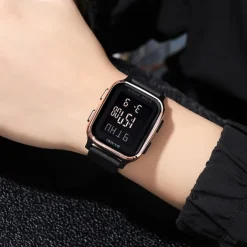 SKMEI Men Digital Watch Outdoor Sports Fashion Wristwatch Luminous Stopwatch Alarm Clock Countdown TPU Watch