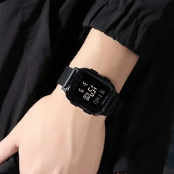 SKMEI Men Digital Watch Outdoor Sports Fashion Wristwatch Luminous Stopwatch Alarm Clock Countdown TPU Watch