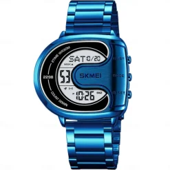SKMEI Men Digital Watch Outdoor Fashion Casual Wristwatch Luminous Stopwatch Alarm Clock Countdown Steel Watch