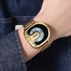 SKMEI Men Digital Watch Outdoor Fashion Casual Wristwatch Luminous Stopwatch Alarm Clock Countdown Steel Watch