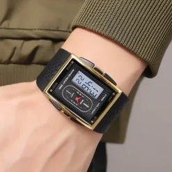 SKMEI Men Digital Watch Sports Fashion Casual Wristwatch Luminous Stopwatch Alarm Clock Date Week TPU Watch