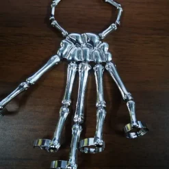 Skull Halloween Halloween Props Hand Bracelet with Ring Halloween Adults' Men's Women's Halloween Carnival Mardi Gras Easy Halloween Costumes Dress Up