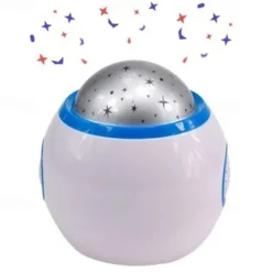 Sky Projector Star Light Music Alarm Clock for Children Color-Changing Birthday Gift AAA Batteries Powered