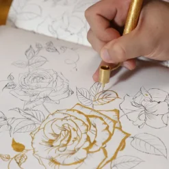 Slanting Fine Line Paint Pen Detailing Fine Line Fluid Writer Paint Applicator Pen Precision Touch Up Paint Perfect for Rock Chips and Scratch Repair