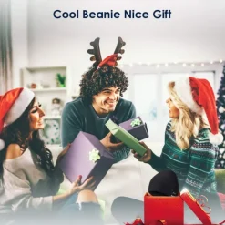 Sleep Headphones Bluetooth Beanie Stereo Knit Music Hat with Bluetooth 5.0 Wireless Hats Headphone Upgraded Men Women Knit Bluetooth Beanie Suitable for Outdoor Sports Gift