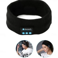 Sleep Headphones Wireless Bluetooth Stereo Sports Headband Headphones Running Earphone Sleep Headset Sports Sleeping Music Headband with Ultra-Thin HD Stereo Speakers