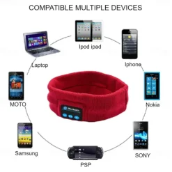 Sleep Headphones Wireless Bluetooth Stereo Sports Headband Headphones Running Earphone Sleep Headset Sports Sleeping Music Headband with Ultra-Thin HD Stereo Speakers