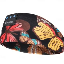 Sleep Mask Bluetooth 5.2 Sleep Headphones Floral Sleeping Headphones Sports Run Music Headband for Side Sleeper Best Gift Travel