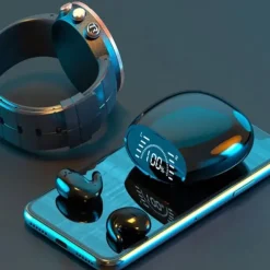 Sleep Ultra-Long Standby Wireless BT Headset Ultra-thin On-ear Sports Bass Mini Invisible For Android Apple Universal