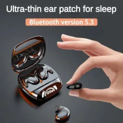 Sleep Ultra-Long Standby Wireless BT Headset Ultra-thin On-ear Sports Bass Mini Invisible For Android Apple Universal