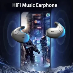 Sleep Ultra-Long Standby Wireless BT Headset Ultra-thin On-ear Sports Bass Mini Invisible For Android Apple Universal