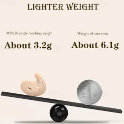 Sleep Ultra-Long Standby Wireless BT Headset Ultra-thin On-ear Sports Bass Mini Invisible For Android Apple Universal