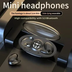 Sleeping BT Earphones Can Lie On The Side Ears Can Be Worn For A Long Time Without Pain Mini Does Not Flash Light High-quality Sound Quality
