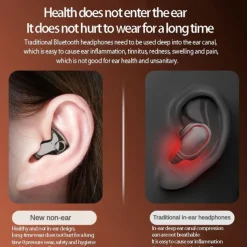 Sleeping BT Earphones Can Lie On The Side Ears Can Be Worn For A Long Time Without Pain Mini Does Not Flash Light High-quality Sound Quality