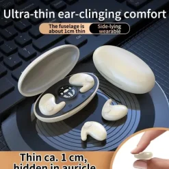 Sleeping BT Earphones Can Lie On The Side Ears Can Be Worn For A Long Time Without Pain Mini Does Not Flash Light High-quality Sound Quality