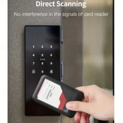 Sliding Badge Holder Hard Black Vertical Plastic Card Case Protector With Retractable Badge Reel Carabiner For Office School ID Credit Proximity Key Card Drivers License And Pass, Back to School Gift