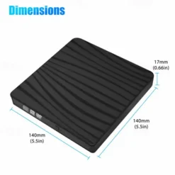Slim External CD DVD RW Drive USB 3.0 Burner Burner Player Card Reader for Laptop