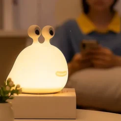 Slug Bug Light Slug Night Light Dont Bug Slug USB Rechargeable Silicone Cute Animal Lamps Timer Touch Setting Gifts for Bedroom Room