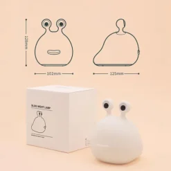 Slug Bug Light Slug Night Light Dont Bug Slug USB Rechargeable Silicone Cute Animal Lamps Timer Touch Setting Gifts for Bedroom Room