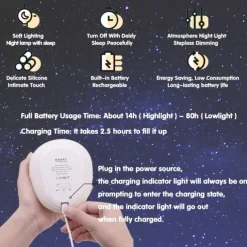 Slug Night Light Nursery Squishy Lamp Silicone Night Light for Breastfeeding Cute Animal Bedside Lamp for Baby Kids Teens Soft Nightlight with Touch Sensor for Bedroom