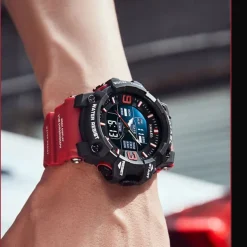 SMAEL Men Quartz Watch Minimalist Sports Casual Business Luminous Alarm Clock Waterproof Decoration Silicone Watch