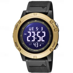 Smael New Outdoor Calendar Waterproof Night Light Business Leisure Sports Simple Men'S Electronic Quartz Watch