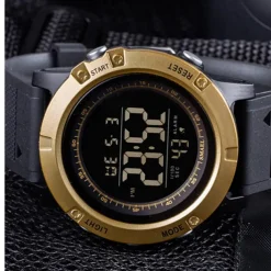 Smael New Outdoor Calendar Waterproof Night Light Business Leisure Sports Simple Men'S Electronic Quartz Watch