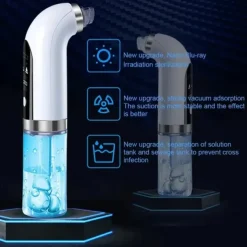 Small Bubble Blackhead Remover Vacumm With Led Light Water Cycle Black Head Cleaner Deep Cleaning Acne Pimple Removal