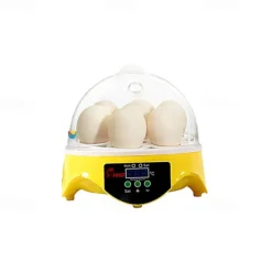 Small Family Use Egg Incubator Automatic Temperature Control Intelligent Incubator 7-egg Capacity Suitable for Chickens Ducks Turtles Birds