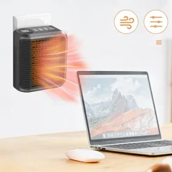 Small Space Heater Powerful Bathroom Wall Heater Wall Mounted Heater Practical Personal Heater Wall Space Heater