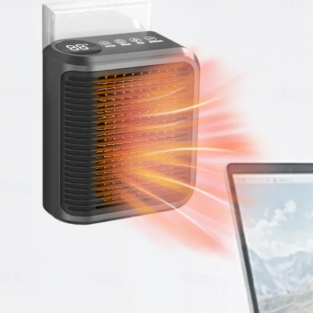 Small Space Heater Powerful Bathroom Wall Heater Wall Mounted Heater Practical Personal Heater Wall Space Heater