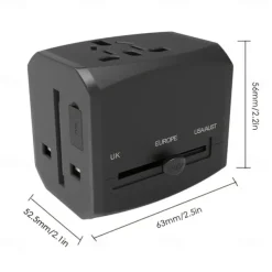 Small Travel Plug Multi-Function Power Conversion Plug Global Universal Power Adapter Socket Smart Travel Fast Charging Equipment