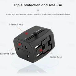 Small Travel Plug Multi-Function Power Conversion Plug Global Universal Power Adapter Socket Smart Travel Fast Charging Equipment