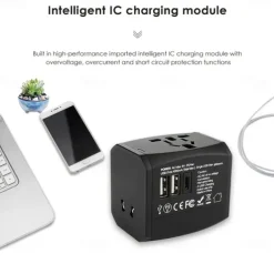 Small Travel Plug Multi-Function Power Conversion Plug Global Universal Power Adapter Socket Smart Travel Fast Charging Equipment