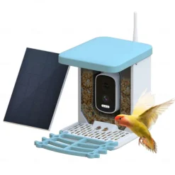 Smart Bird Feeder with 4MP Camera 2L Capacity Bird Feeder for Outdoors with Solar Panel