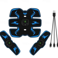 Smart EMS Wireless Muscle Stimulator Fitness Trainer Abdominal Training Electric Weight Loss Stickers Body Slimming Massager