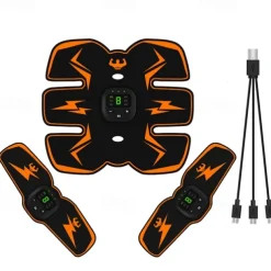 Smart EMS Wireless Muscle Stimulator Fitness Trainer Abdominal Training Electric Weight Loss Stickers Body Slimming Massager